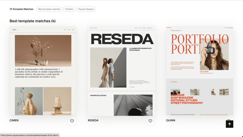 squarespace website design